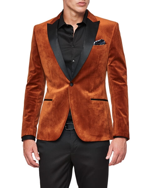 Brimsdown Tuxedo Jacket, Tan, hi-res